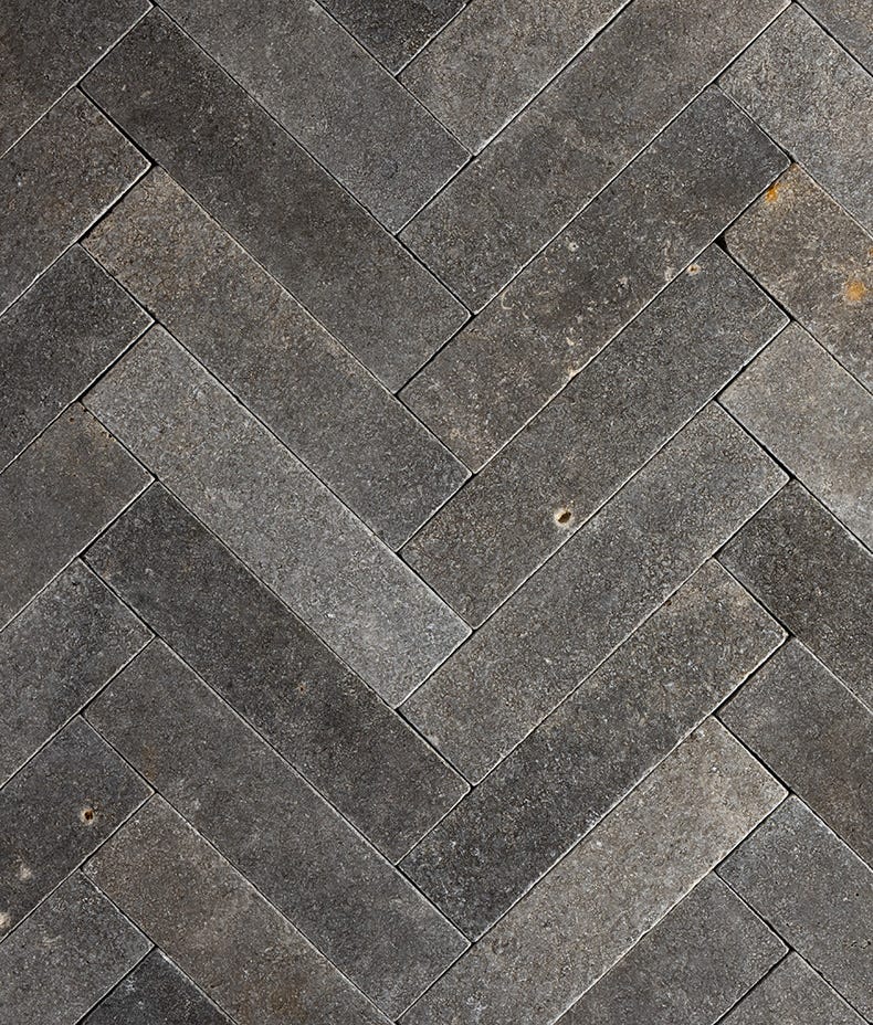 Corfe Limestone Tumbled & Etched Parquet 7.5x30cm-Limestone tiles-Ca Pietra-tile.co.uk