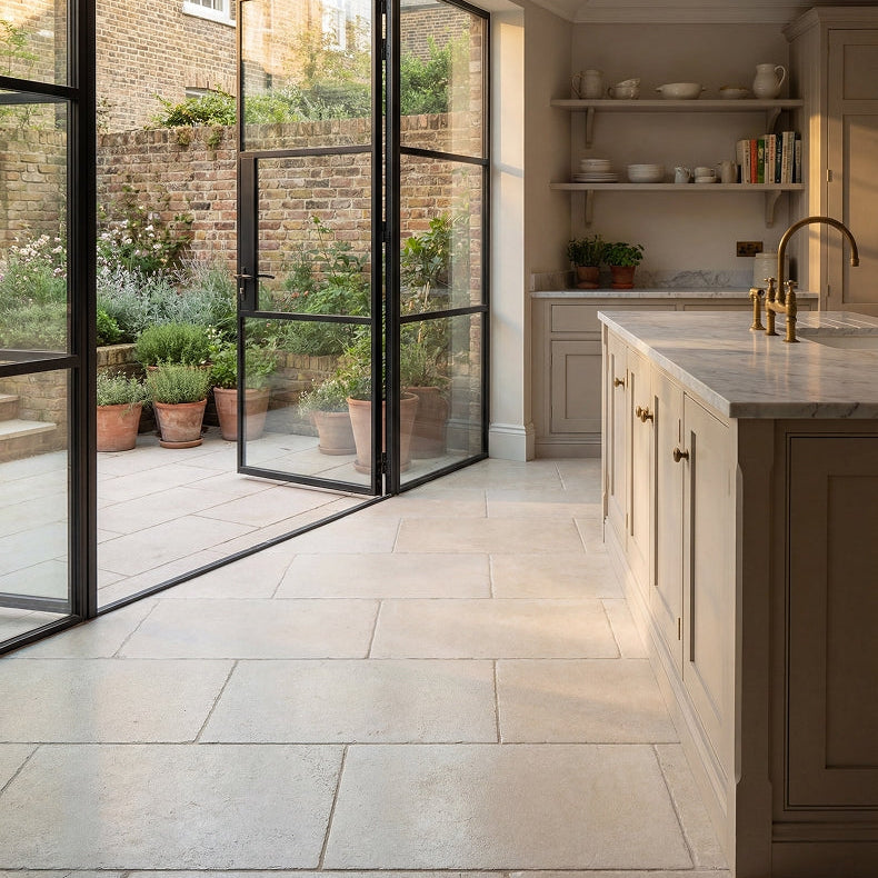 Image of Portare Cotswold Porcelain Paving Textured - 60.5 x 90.5 x 2cm-20mm Porcelain tile-Ca Pietra-Tile.co.uk