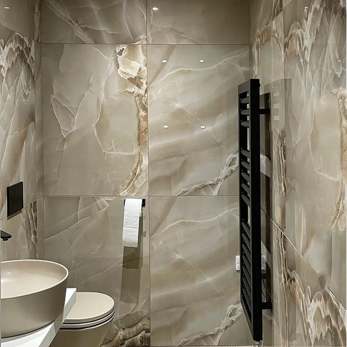 Crystal Taupe Marble tile 60x120cm-Large format-Eco Ceramic-Tile.co.uk