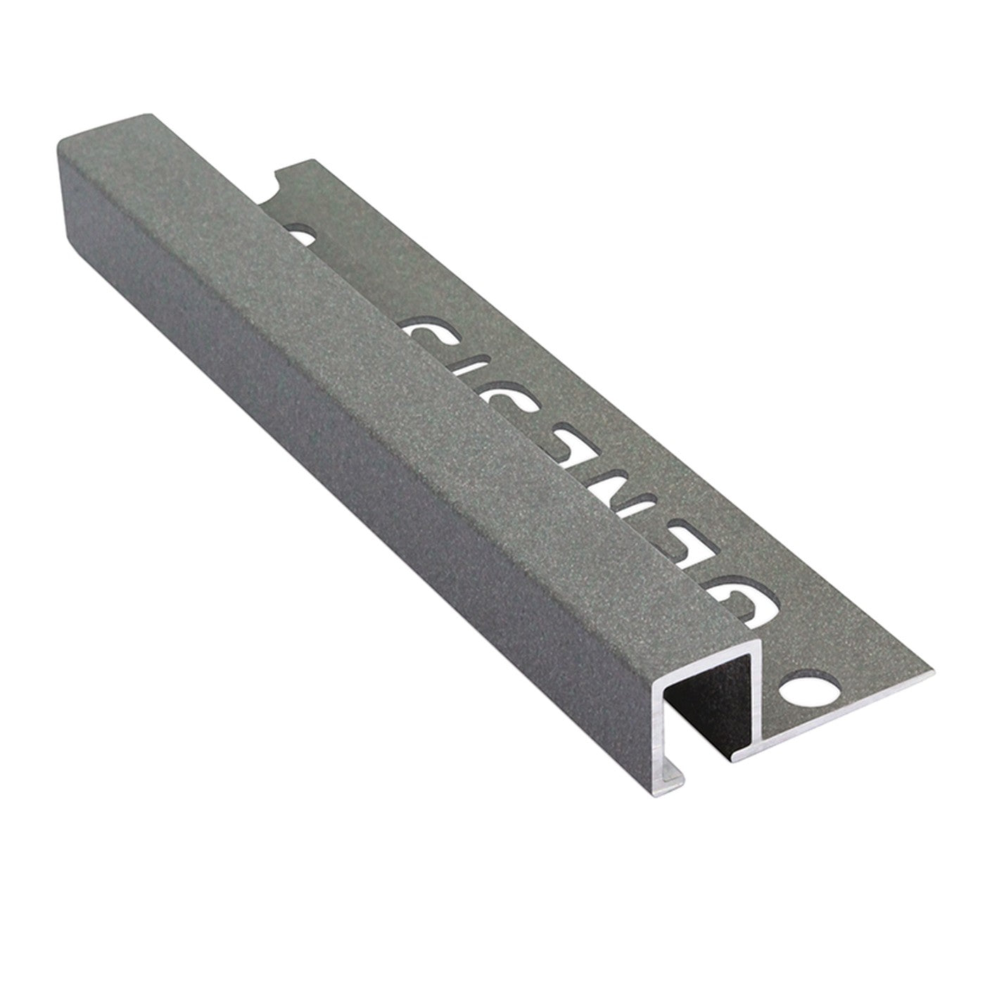 Image of Genesis Dark Granite Square Edge Aluminium Tile Trim-Trim-Genesis-Tile.co.uk