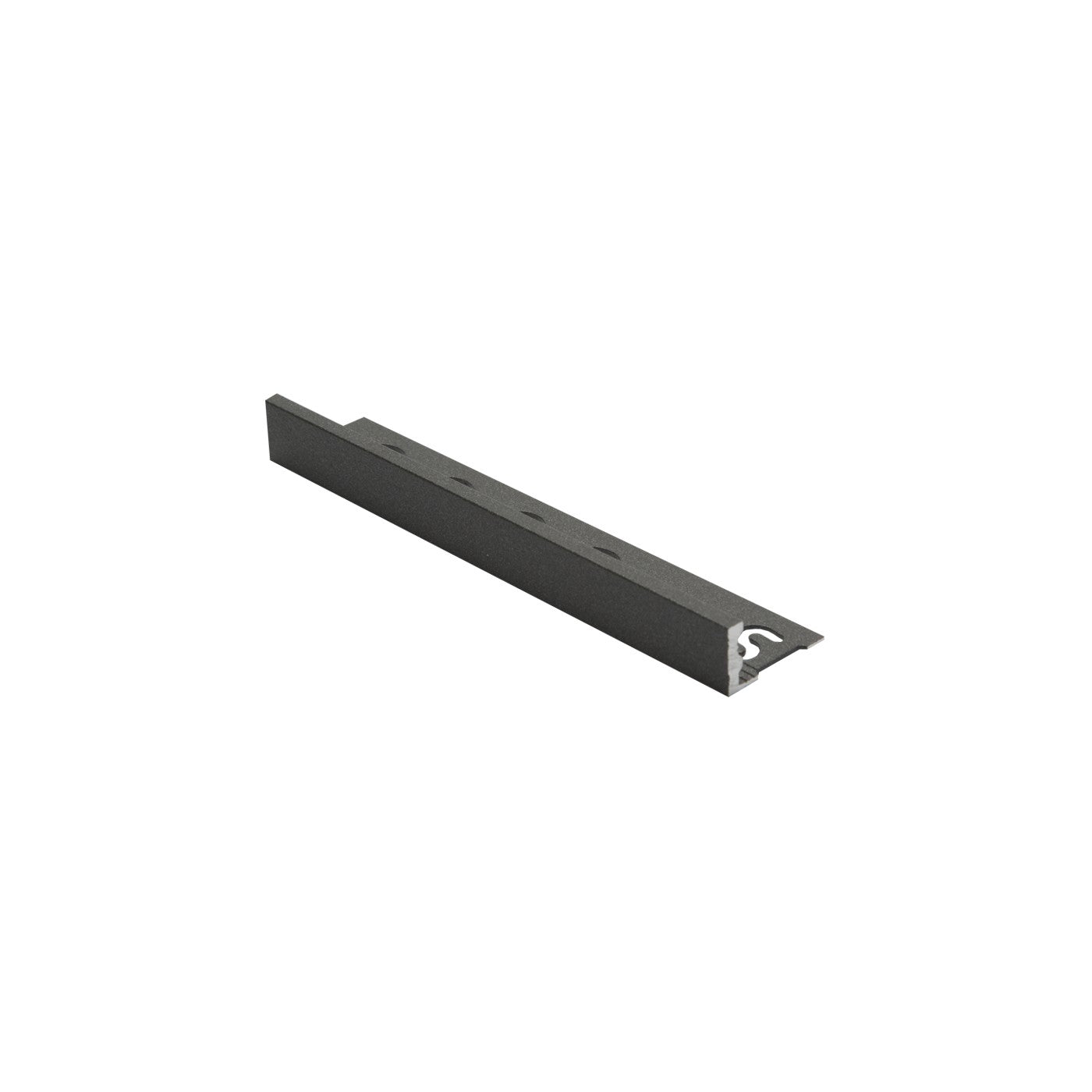 Image of Genesis Dark Granite Straight Edge Aluminium Tile Trim-Trim-Genesis-Tile.co.uk