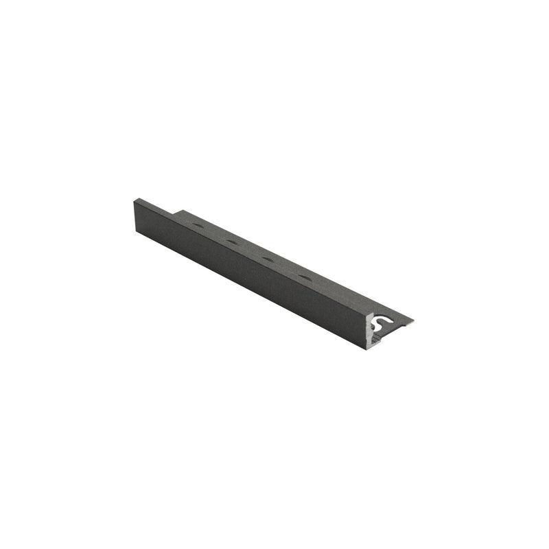 Image of Genesis Dark Granite Straight Edge Aluminium Tile Trim-Trim-Genesis-Tile.co.uk