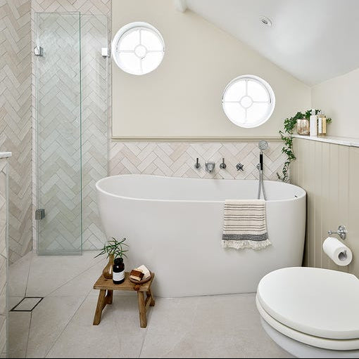 Image of Dorset White tile 120x60cm-Large format-Ca Pietra-Tile.co.uk