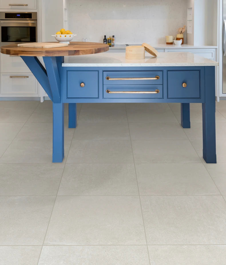 Image of Dorset White tile 59.7x59.7cm-Porcelain Tile-Ca Pietra - stock-Tile.co.uk