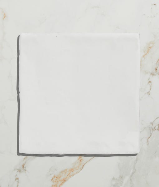 Dyrham Dairy Chalk White Field tile 13x13cm-Ceramic wall tile-Ca Pietra-Tile.co.uk