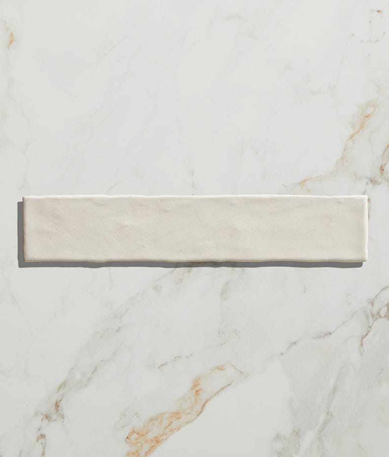 Image of Earthenware Porcelain Soft White - Full Tile Sample-sample-sample-Tile.co.uk