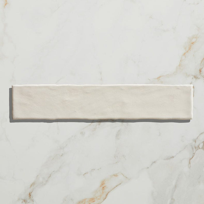 Earthenware Porcelain Soft White - 5 x 25 x 1.2cm-Ca Pietra-Tile.co.uk