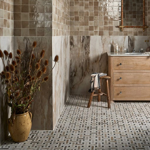 Image of East Village Porcelain Oro - 59.5 x 119.2 x 1.0cm-Ca Pietra-Tile.co.uk