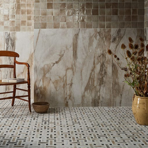 Image of East Village Porcelain Oro - 59.5 x 119.2 x 1.0cm-Ca Pietra-Tile.co.uk