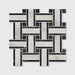 East Village Porcelain Basketweave Mosaic Bianco - 31.5 x 31.5 x 1.0cm-Ca Pietra-Tile.co.uk