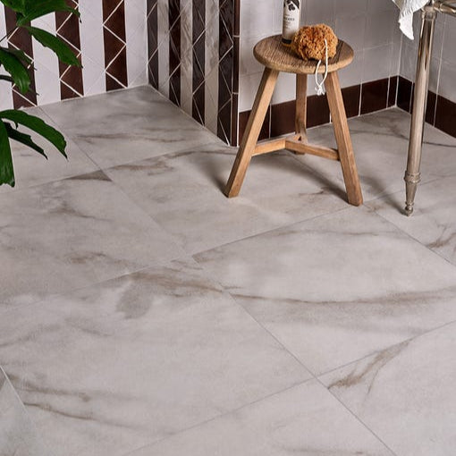 Image of East Village Porcelain Bianco - 59.5 x 119.2 x 1.0cm-Ca Pietra-Tile.co.uk