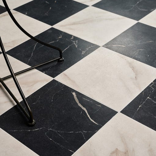 East Village Porcelain Nero - 29.5 x 29.5 x 1.0cm-Ca Pietra-Tile.co.uk