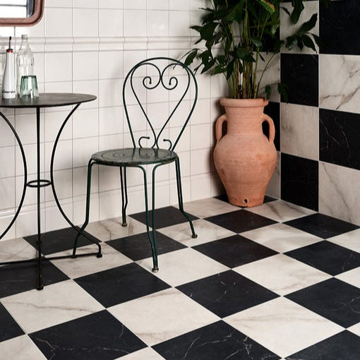 Image of East Village Porcelain Bianco - 59.5 x 59.5 x 1.0cm-Ca Pietra-Tile.co.uk