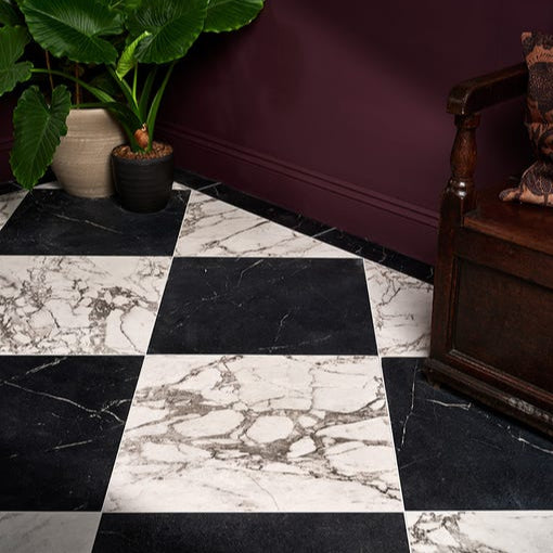 Image of East Village Porcelain Nero - 29.5 x 29.5 x 1.0cm-Ca Pietra-Tile.co.uk