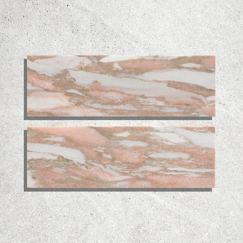Image of Sample Swatch East Java Flamingo Brick Marble Tile - Delivered separately by Ca'Pietra-sample-sample-Tile.co.uk