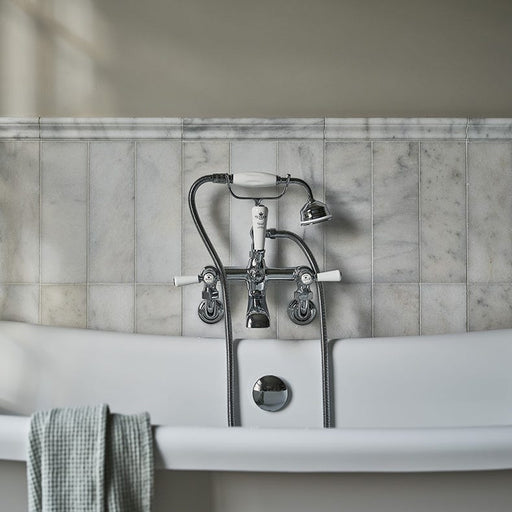 Long Island Marble Honed Dado 5 x 30.5 x 2.6cm-Ca Pietra-Tile.co.uk