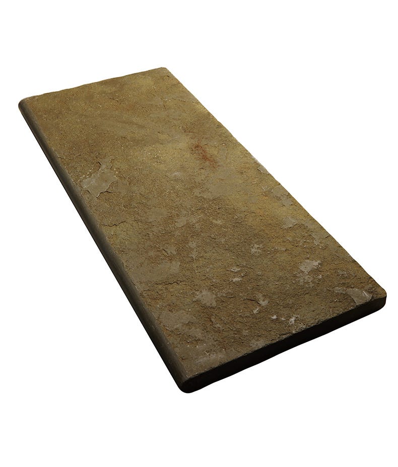 Image of Trusloe Limestone Seasoned Bullnose Coping 40 x 90 x 4cm-Ca Pietra-Tile.co.uk