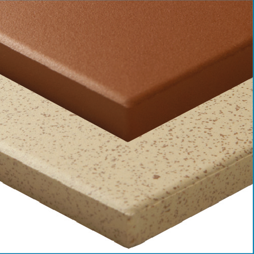 Image of Flat Red Vitrified tile 14.8x14.8cm by Dorset Woolliscroft-Vitrified ceramic-Original Style-Tile.co.uk