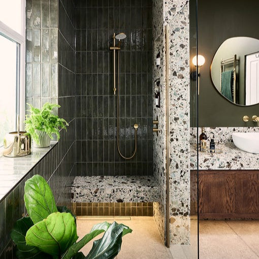 Image of Foundry Smeraldo tile 6x25cm-Ceramic wall tile-Ca Pietra-Tile.co.uk