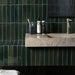 Foundry Novo Porcelain Alligator Green Tile - 5.7 x 23.7cm-Ca Pietra-Tile.co.uk