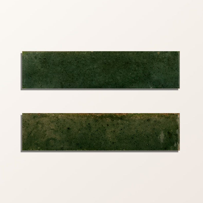 Foundry Novo Porcelain Alligator Green Tile - 5.7 x 23.7cm-Ca Pietra-Tile.co.uk