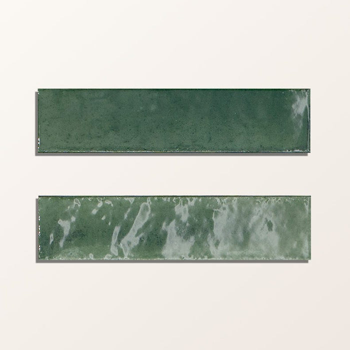 Foundry Novo Porcelain Irish Green Tile - 5.7 x 23.7cm-Ca Pietra-Tile.co.uk