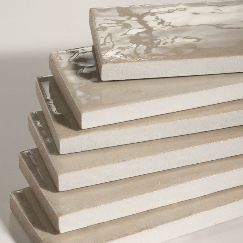 Image of Foundry Novo Porcelain Linen Tile - 5.7 x 23.7cm-Ca Pietra-Tile.co.uk