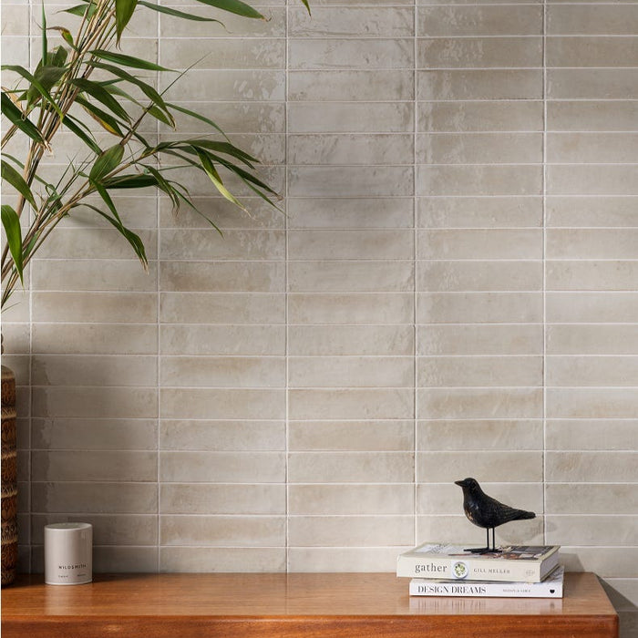 Foundry Novo Porcelain Linen Tile - 5.7 x 23.7cm-Ca Pietra-Tile.co.uk