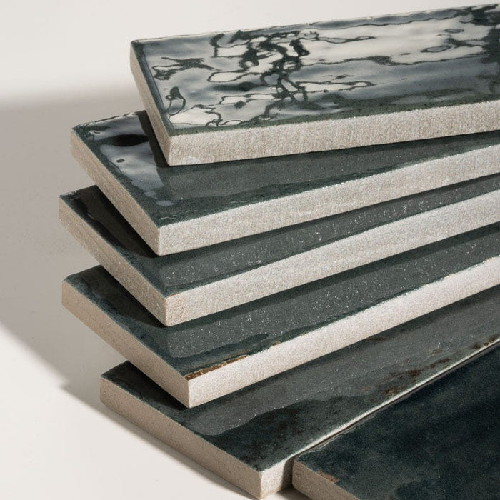 Foundry Novo Porcelain Navy Tile - 5.7 x 23.7cm-Ca Pietra-Tile.co.uk