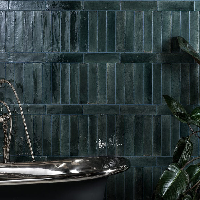 Foundry Novo Porcelain Navy Tile - 5.7 x 23.7cm-Ca Pietra-Tile.co.uk