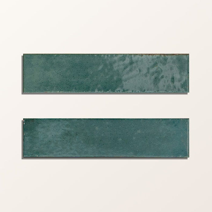 Foundry Novo Porcelain Turquoise Tile - 5.7 x 23.7cm-Ca Pietra-Tile.co.uk