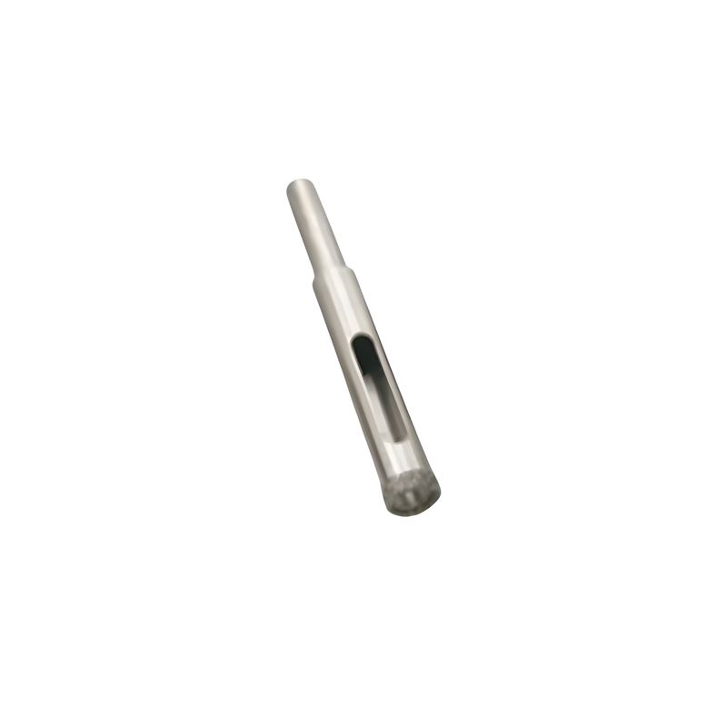Image of Metal drill bit on a white background