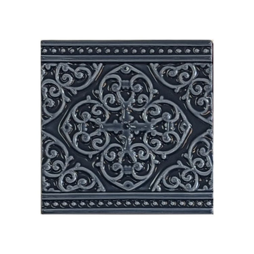 Grosvenor on Ascot Blue Tile 15.2x15.2cm-Ceramic Tiles-Original Style-Tile.co.uk