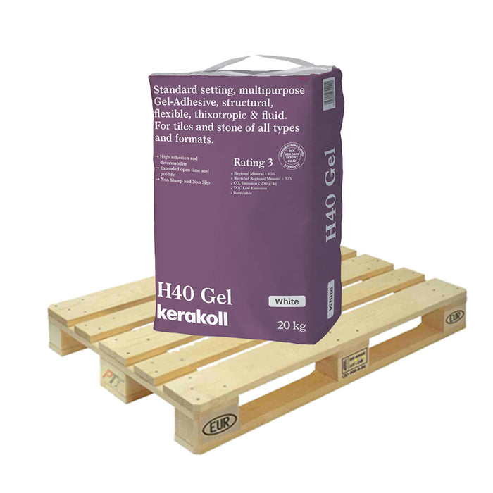 Kerakoll 20kg H40 Gel White Standard Tile Adhesive-Adhesive-Kerakoll-tile.co.uk