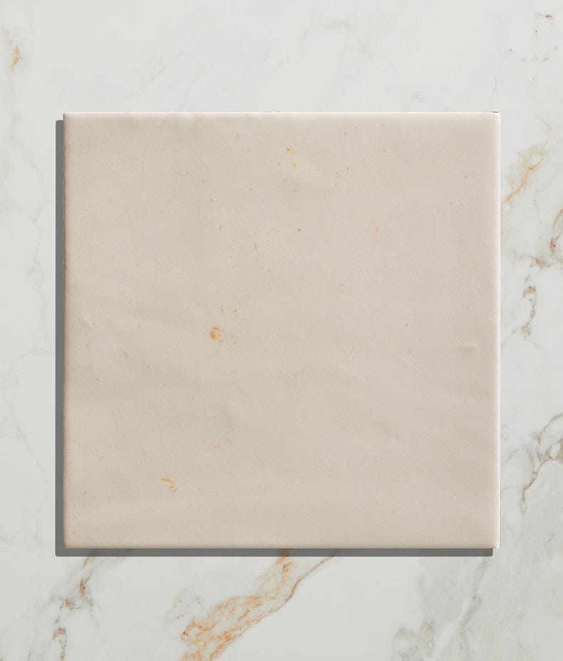 Image of Hammam Ceramic Bone - Full Tile Sample-sample-sample-Tile.co.uk