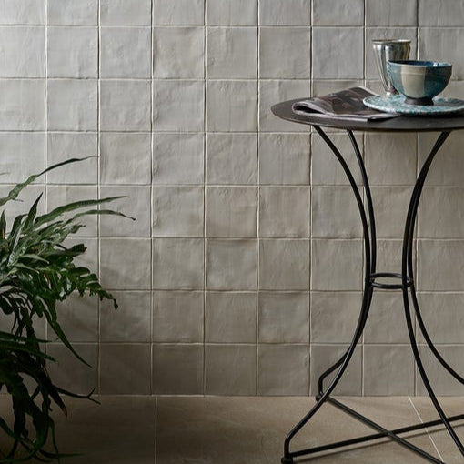 Image of Hammam Ceramic White - 12.5 x 12.5 x 0.8cm-Ca Pietra-Tile.co.uk