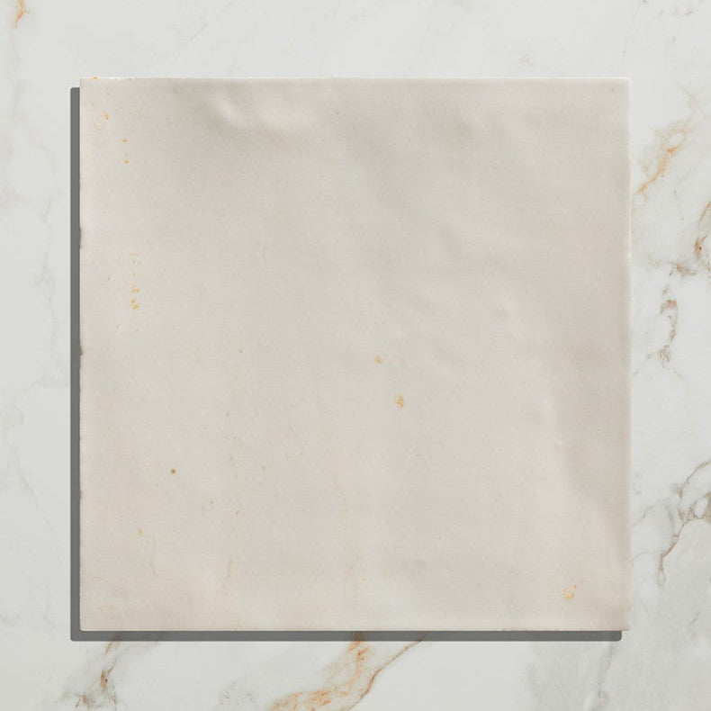 Image of Hammam Ceramic White - 12.5 x 12.5 x 0.8cm-Ca Pietra-Tile.co.uk
