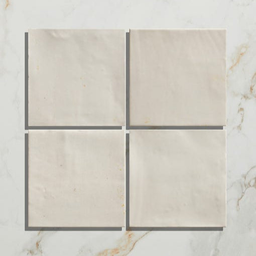 Image of Hammam Ceramic White - 12.5 x 12.5 x 0.8cm-Ca Pietra-Tile.co.uk