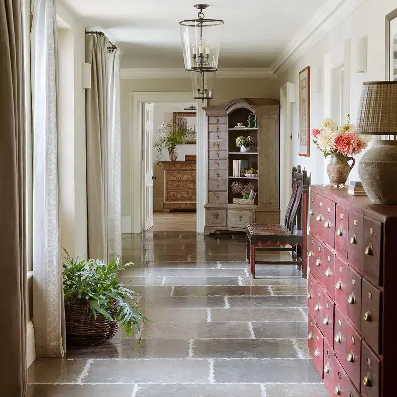 Image of Hazlebury Limestone Seasoned Stone Floor Tile 60cm x random-Limestone tiles-Ca Pietra-Tile.co.uk