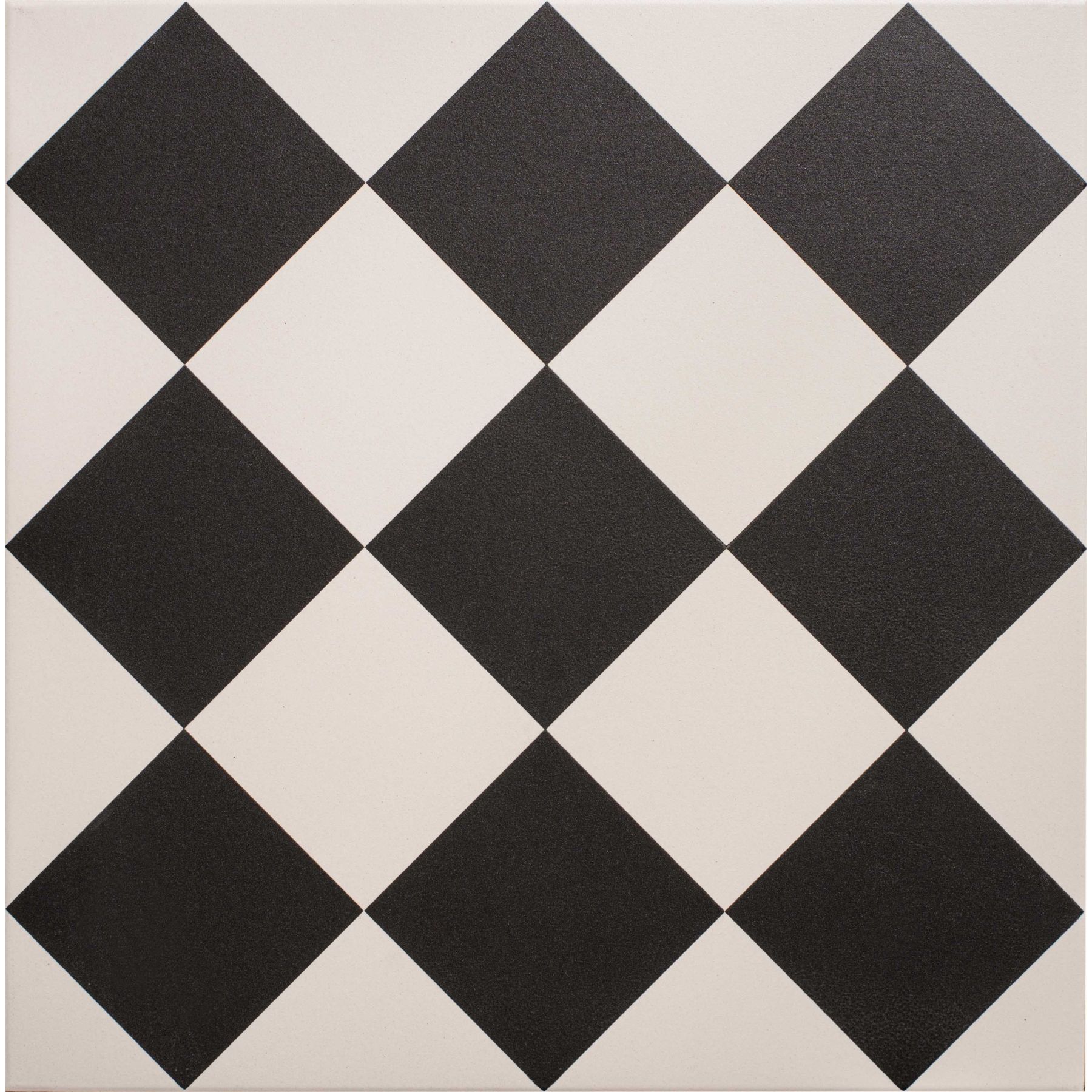 Image of Free Sample - Harlequin Large Black On Chalk 10x10cm-sample-sample-Tile.co.uk