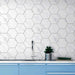 Marble Hex Matt tile 22.5x25.9cm-Hexagon tile-Cerlat-tile.co.uk
