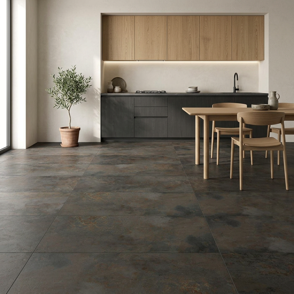 Image of Diurne Oxide Large tile 60x120cm-Large format-Dune Ceramica-Tile.co.uk