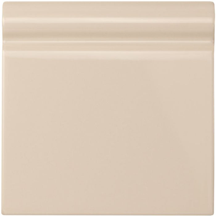 Ivory Skirting Tile 15.2x15.2cm-Ceramic Tiles-Original Style-Tile.co.uk