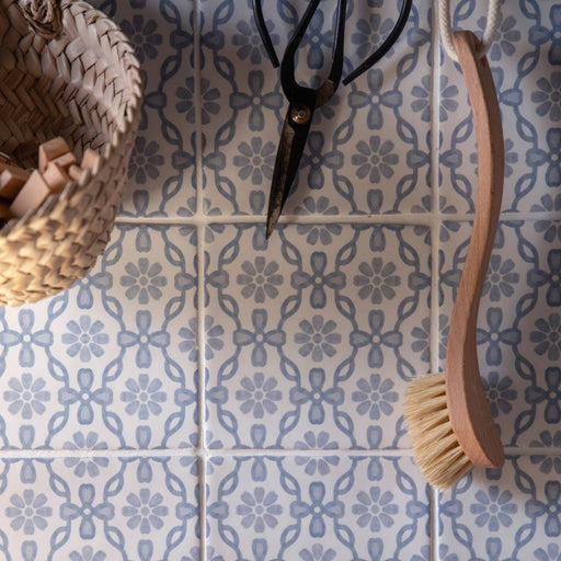 Jaipur Daisy Wall Tile 13x13cm-Ceramic wall tile-Original Style-Tile.co.uk