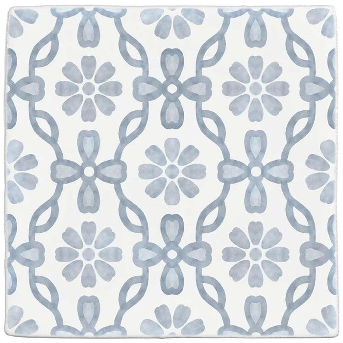 Free Sample - Jaipur Daisy Wall Tile 10x10cm-sample-sample-Tile.co.uk