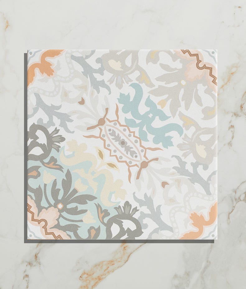 Image of Kashmir Porcelain Earthern - Full Tile Sample-sample-sample-Tile.co.uk