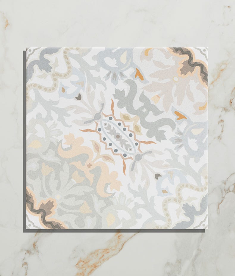 Image of Kashmir Porcelain Plaster 22.5 x 22.5 x 0.9cm-Ca Pietra-Tile.co.uk