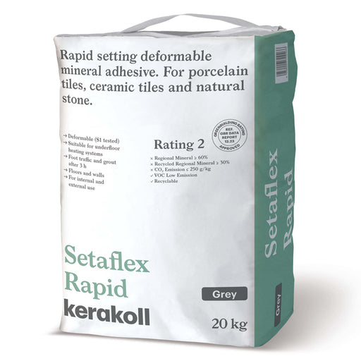 Kerakoll 20kg Setaflex Grey Standard Tile Adhesive-Adhesive-Kerakoll-Tile.co.uk