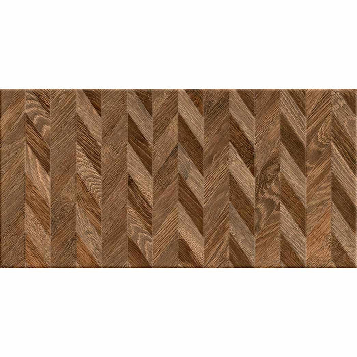 Wood Espiga Cuero Ceramic tile 30x60cm-Ceramic tile-Keros-Tile.co.uk