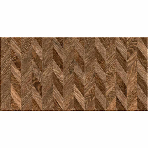 Wood Espiga Cuero Ceramic tile 30x60cm-Ceramic tile-Keros-Tile.co.uk